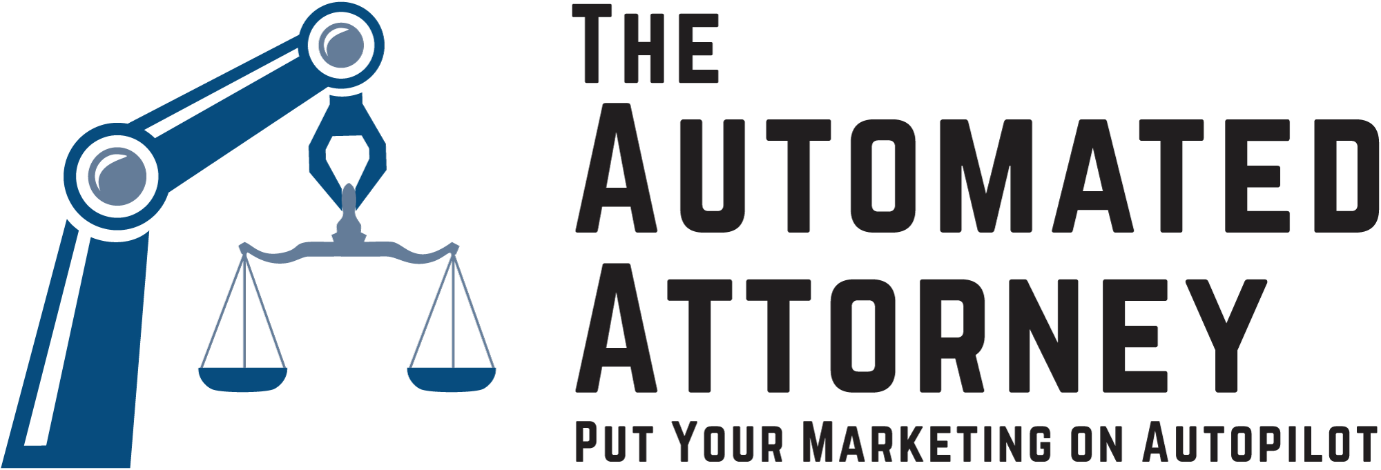 The Automated Attorney Logo PNG blue